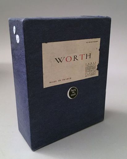 null Worth – « Dans la Nuit » - (1924) 1 flacon d’extrait signé R.Lalique scellé...