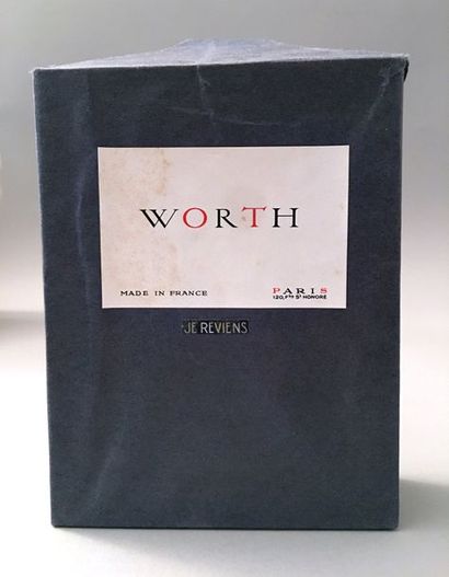 null Worth – « Je Reviens » - (1932) 1 flacon d’extrait signé R.Lalique scellé et...
