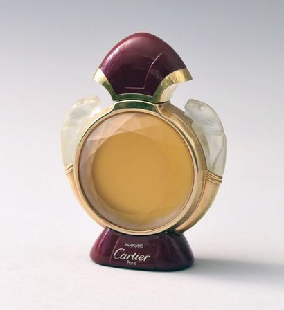 null Cartier – « Panthère » - (1987) Flacon « 2 panthères » contenant 100ml d’eau...