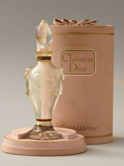 null Christian Dior – « Diorissimo » - (1956) Flacon amphore à 2 anneaux en verre...