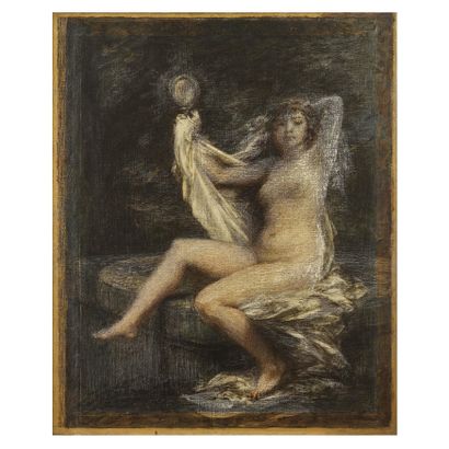  Henri Fantin-Latour
(Grenoble 1836 - Buré 1904)
THE TRUTH
oil on canvas, 101x81... Gazette Drouot