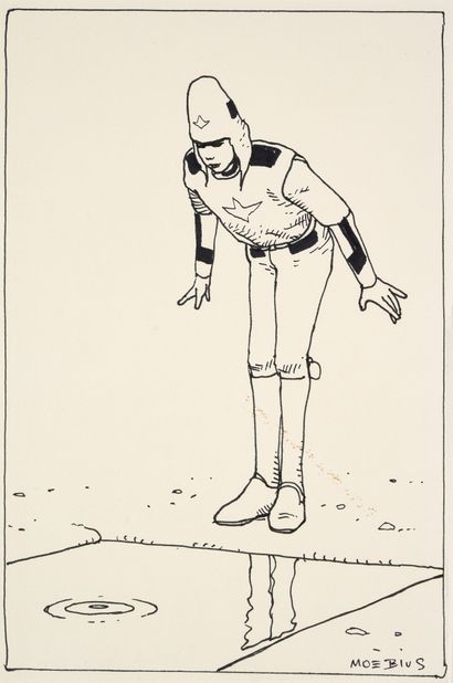  MOEBIUS (JEAN GIRAUD dit) (1938-2012)

The reflection

India ink for an unpublished... Gazette Drouot