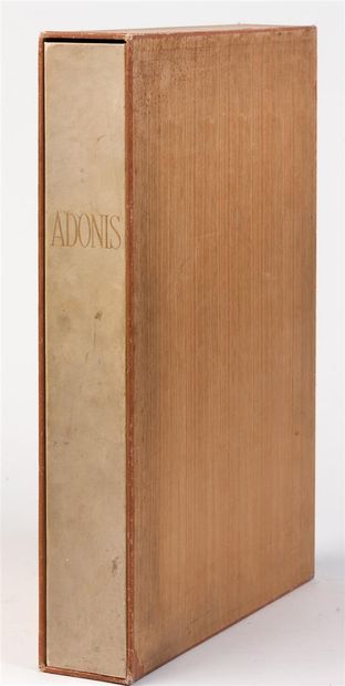 null Par Jean de la Fontaine "ADONIS" gravures originales de Pierre TREMOIS, achevé...