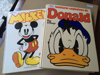  WALT DISNEY, two books Mickey and Donald...