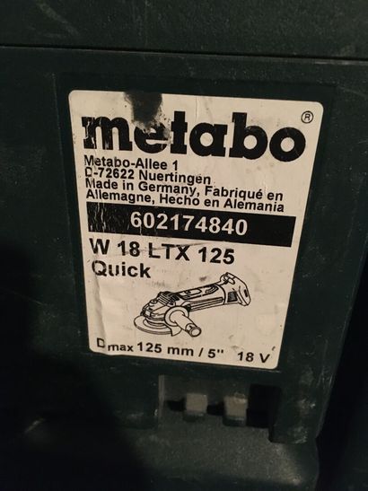 null METABO, grand ensemble d'outils dans leurs caisses d'origines comprenant : Une...