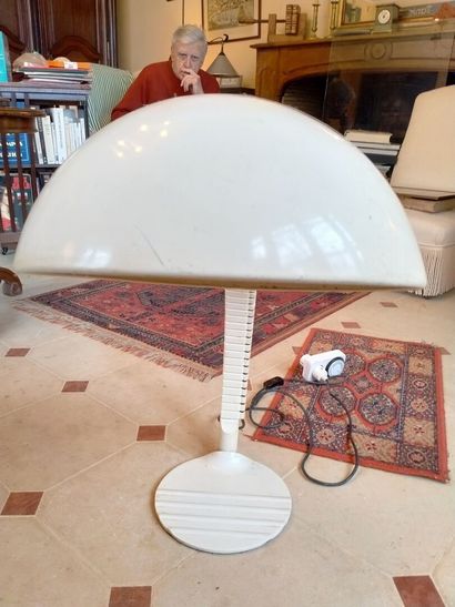 null Lampe designer années 70, pieds flexible H : 90cm