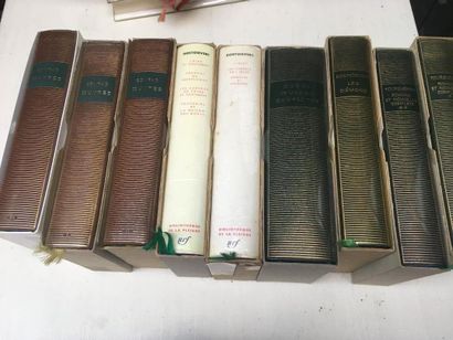 null LA PLEIADE : Conrad "oeuvres" 3 volumes, Dostoïevski 2 volumes, Dostoïevski...