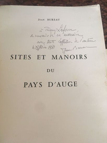 null Jean BUREAU, ensemble de deux ouvrages "Flaubert à Pont L'Evqêque" ou la conspiration...