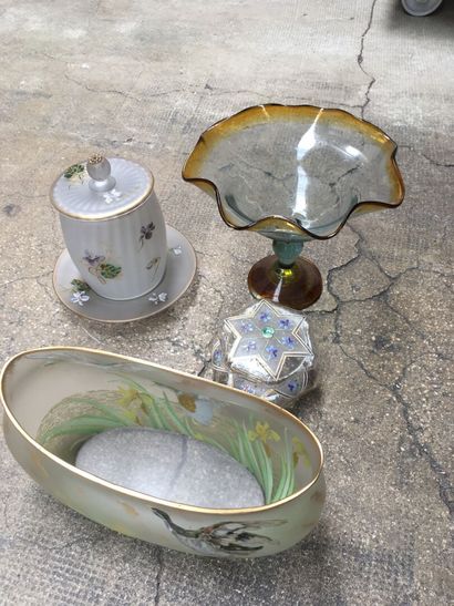 null Set of 5 pieces of glass various