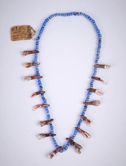 null Collier de guerrier, Indiens Sioux Nakota, tribu des Yanktonais, région des...