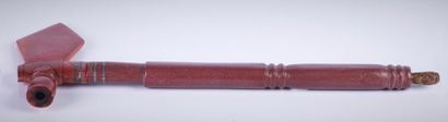 null 
Importante pipe-tomahawk de l’Homme-Médecine Horn Chips (ca. 1836-1916), Indiens...