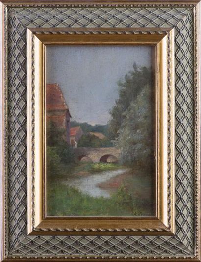 null Ch. PENON, «Le petit pont, HSP, SBD, 22.5 x 14.5 cm