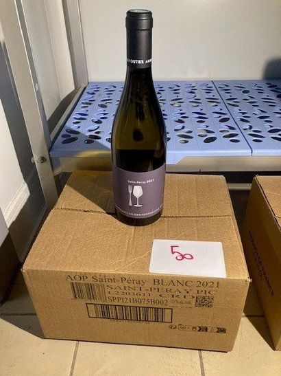 null 1 carton de 6 bouteilles de vin AOP ST PERAY blanc 2021
