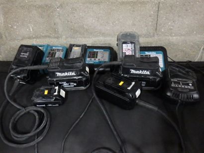 null - 1 Lot de chargeurs + batteries MAKITA
- 1 Marteau perforateur MILWAUKEE M18...