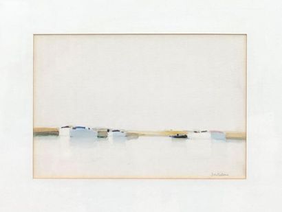 null Pierre DOUTRELEAU (1938)
Marine
Aquarelle sur papier signée en bas à droite
15...