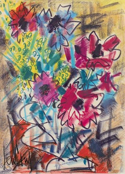 null GEN PAUL (1895 - 1975)
Bouquet de fleurs
Crayolor sur papier
Signé en bas à...