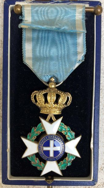 null NON VENU Croix de chevalier de l'ordre du Sauveur de Grèce.
Fin du XIXè siècle...