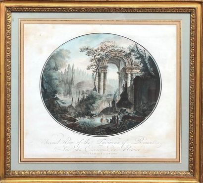 null Deux gravures en couleurs par Laurent GUYOT (1756-1806 ou 1808) d'après PERNET
Tiré...