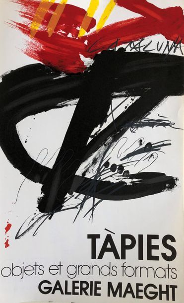 null Antoni TAPIES (1923-2012)
Ensemble de sept affiches d'expositions de l'artiste...