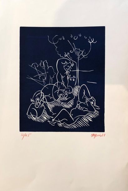 null Jacques PASQUIER (1932)
7 estampes signées et numérotées.