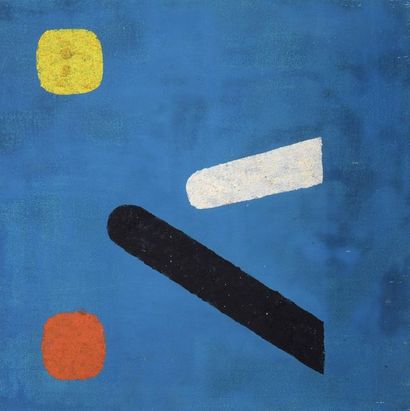 Jean LEGROS (1917-1981) 

Période bleue


Quatre huiles et sable sur panneau.


Cachet...