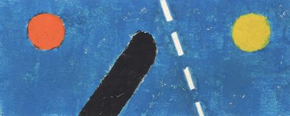 Jean LEGROS (1917-1981) 

Période bleue


Sept huiles et sable sur panneau.


Cachet...