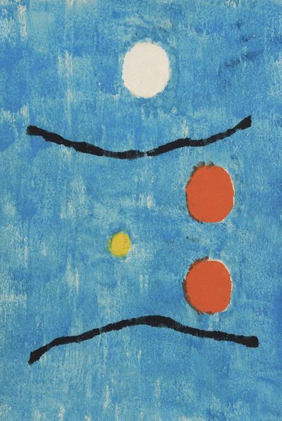 Jean LEGROS (1917-1981) 

Période bleue 


Quatre huiles et sable sur panneau.


Cachet...