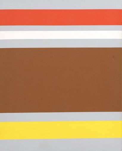 Jean LEGROS (1917-1981) 

Toile à bandes


Acrylique sur toile. 


Cachet d'atelier...