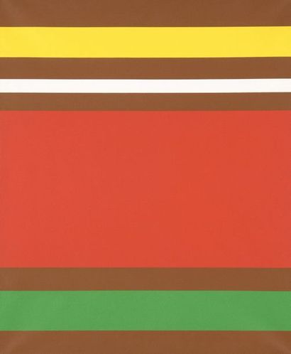Jean LEGROS (1917-1981) 

Toile à bandes, vers 1973-1974


Acrylique sur toile.


Cachet...