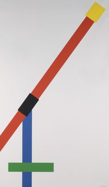Jean LEGROS (1917-1981) 

Grue de Beaubourg, 1978


Acrylique sur toile signée et...