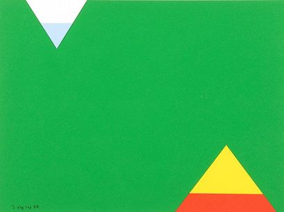 Jean LEGROS (1917-1981) 

Maquette pour triangles dans l'espace, 1977


Acrylique...
