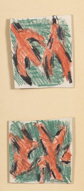 Jean LEGROS (1917-1981) 

Maquette 


Acrylique et collage sur carton.


Cachet d'atelier...