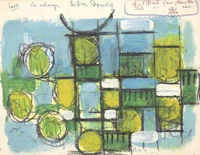 Jean LEGROS (1917-1981) 

Maquette


Acrylique et collage sur carton.


Cachet d'atelier...