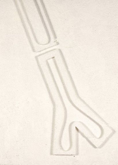 Jean LEGROS (1917-1981) 

Prototype de relief, vers 1968


Polystyrène sculpté.


Cachet...