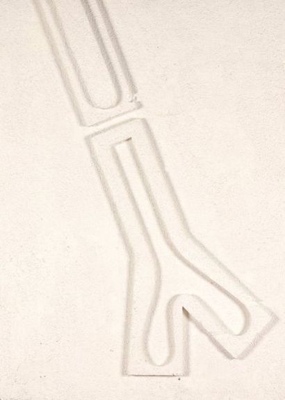 Jean LEGROS (1917-1981) 

Prototype de relief, vers 1968


Polystyrène sculpté.


Cachet...