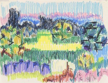 Jean LEGROS (1917-1981) 

Sans titre, vers 1956-1963


Sept pastels sur papier. 


Cachet...