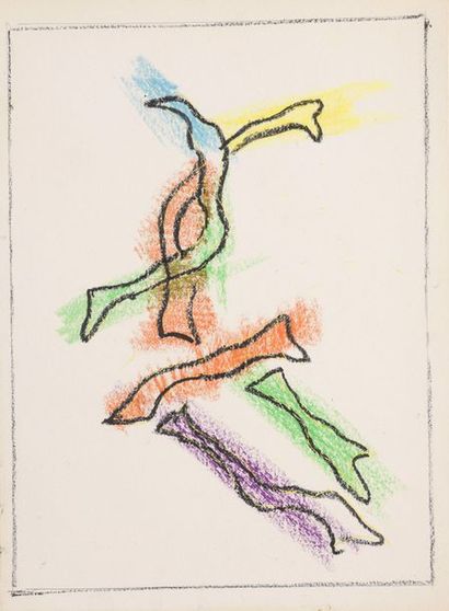 Jean LEGROS (1917-1981) 

Sans titre, vers 1963-1965


Cinq pastels sur papier. 


Cachet...