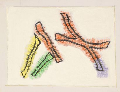 Jean LEGROS (1917-1981) 

Sans titre, vers 1964-1965


Huit pastels. 


Cachet d'atelier...