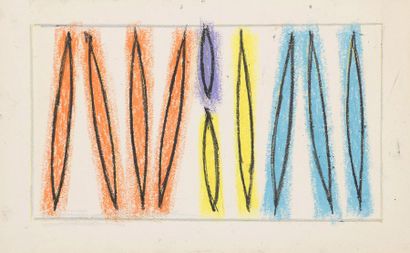 Jean LEGROS (1917-1981) 

Sans titre, vers 1964-1965


Huit pastels. 


Cachet d'atelier...