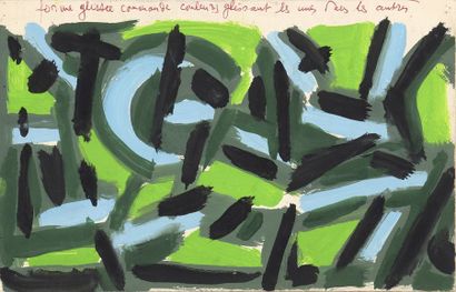 Jean LEGROS (1917-1981) 

Sans titre


Six techniques mixtes sur papier. 


Cachet...