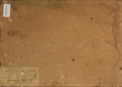 null Andrée KARPELES (1885-?)
Paysage de Suède
Huile sur carton. 
Signée en bas à...