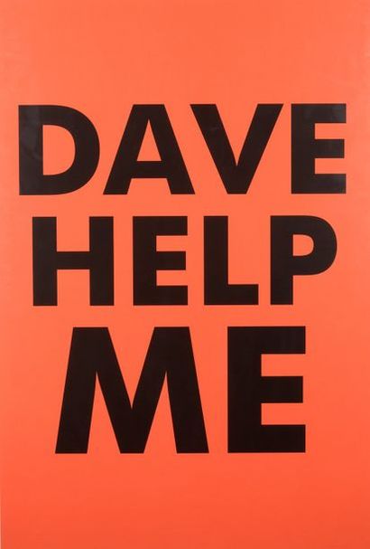 null Scott KING (1969)
DAVE HELP ME, 2003
Sérigraphie sur papier éditée à 80 ex
120...