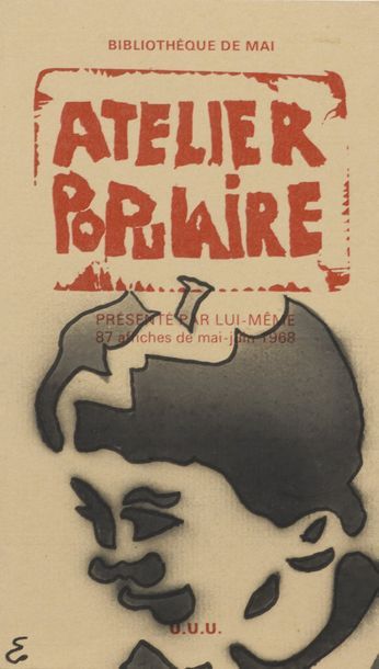 null EPSYLON POINT (1950)
Pochoir sur couverture du livre Atelier Populaire, présenté...