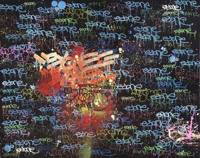 null EYONE (1976)
Big Bang, 2013
Acrylique sur toile, signée en bas à droite, contresignée,...