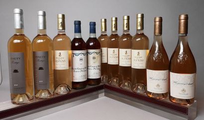 null 11 bouteilles VINS Rosés Dont Minuty, Domaine Aspras, Whispering Angel A VENDRE...