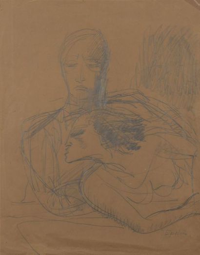null Henri EPSTEIN (1892-1944)


The Couple


Pencil.


Signed lower right.


40...