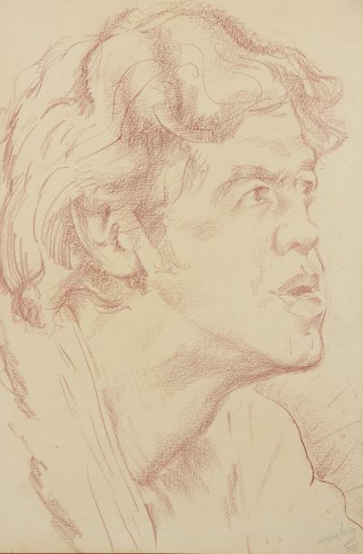 STEINBERG ? 
Portrait de Michel Simon, 1932...