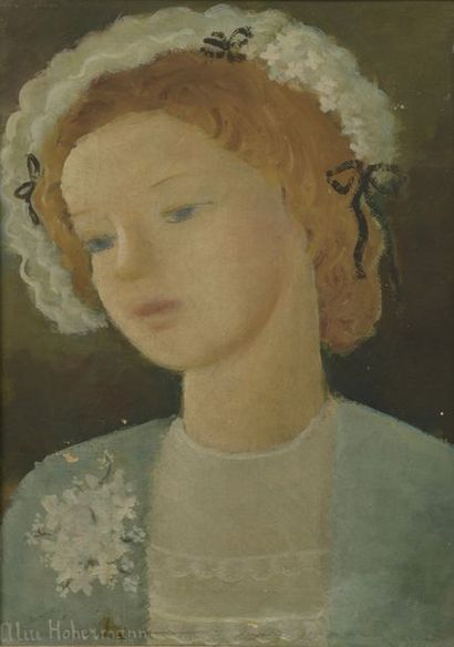 *Alicja HOHERMANN (1902-1943) 
Portrait...