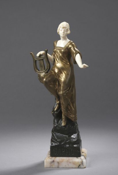 null Georgette Louise BAILLY (active around 1900)


Sapho


Sculpture in chryselephantine...