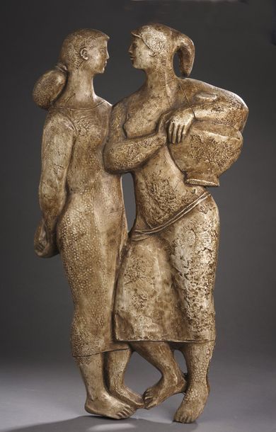 null Antoniucci VOLTI (1915-1989)


Women with a jug


Bas-relief in patinated plaster.


On...